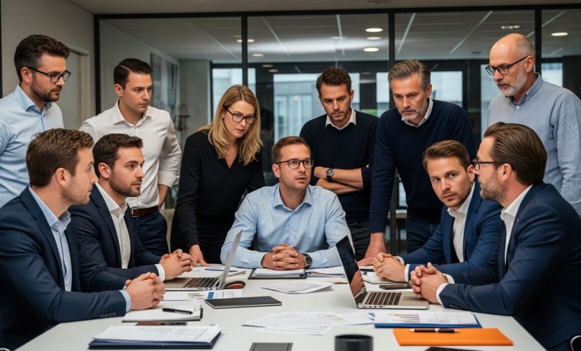 ontslag kantoor interactie