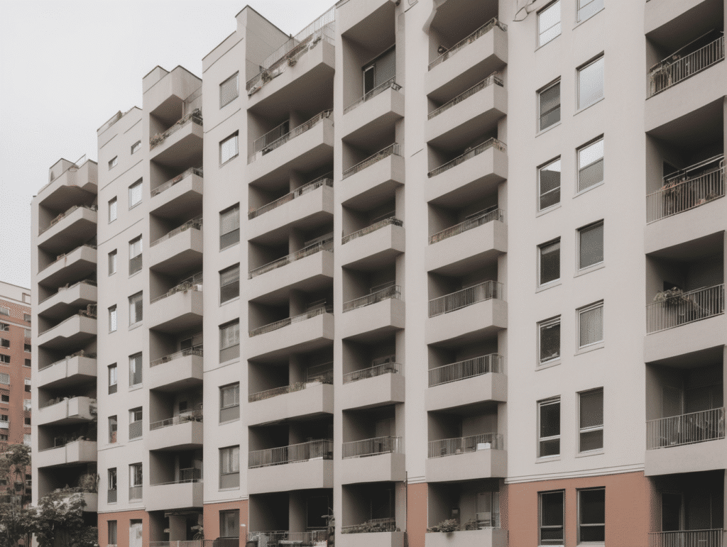 Moderne appartementen met balkons