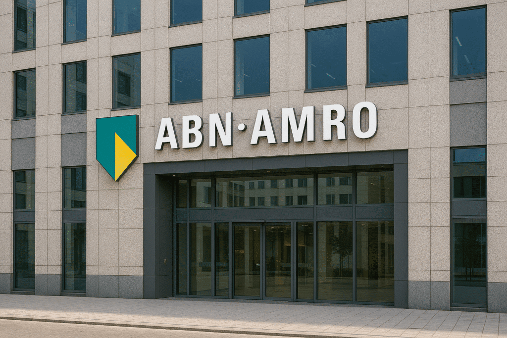 Modern kantoor van ABN AMRO Bank
