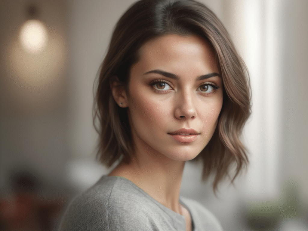 foto van een vrouw