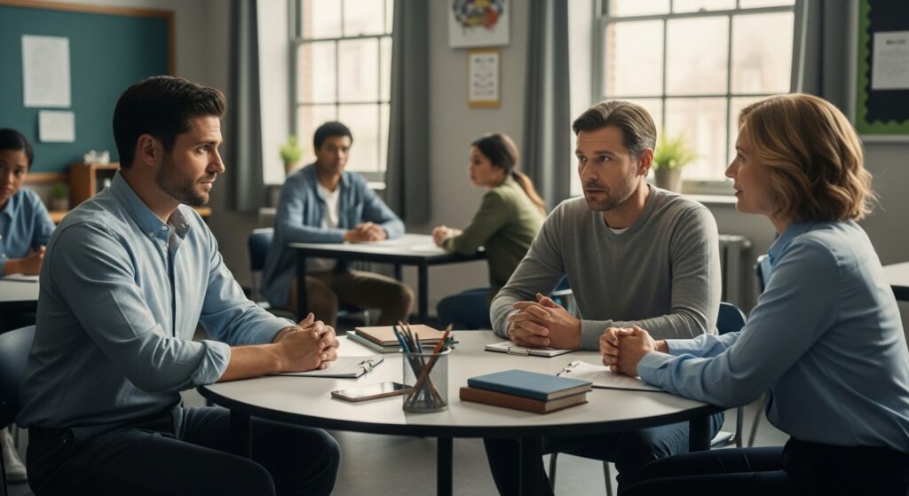 school conflict ouders leraar