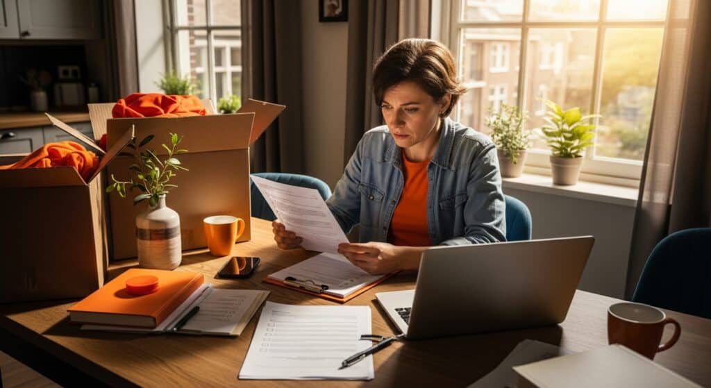 scheiden geen woning