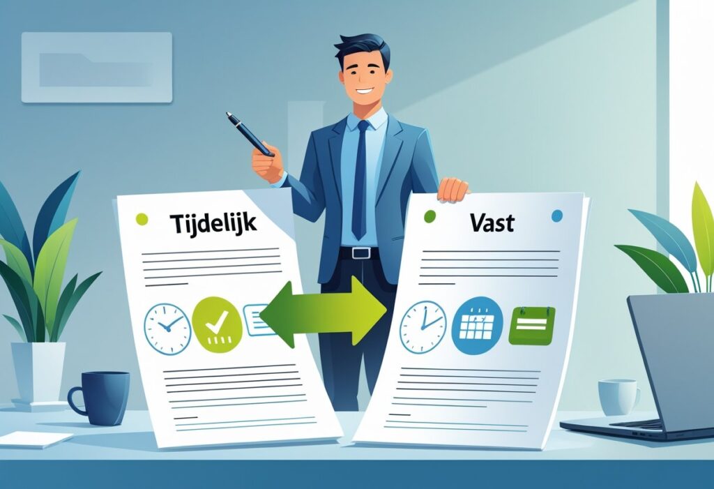 Tijdelijk versus vast contract vergelijken