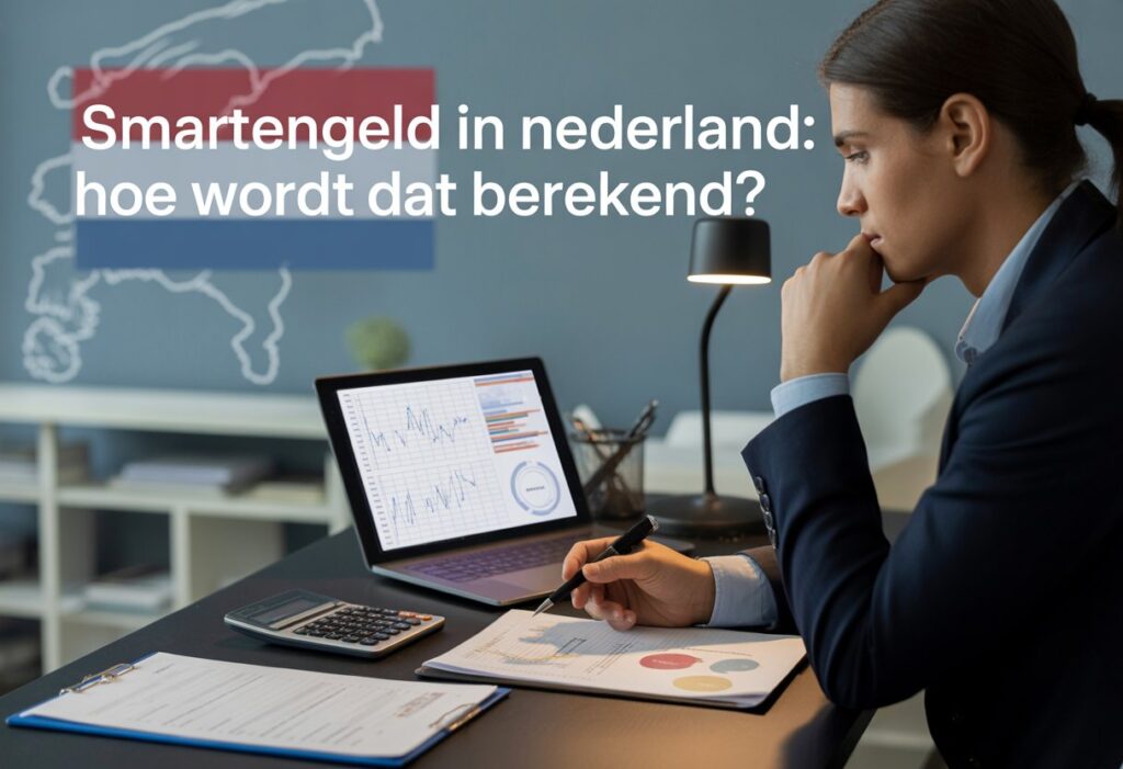 Persoon werkt aan financiële berekeningen.