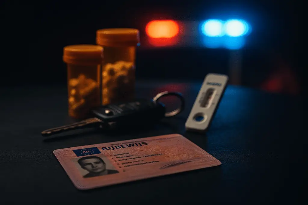 Rijbewijs, sleutels, medicijnen, politie