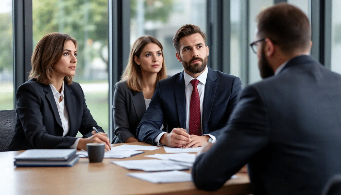 Ouders werken samen aan het verplichte ouderschapsplan bij hun echtscheiding