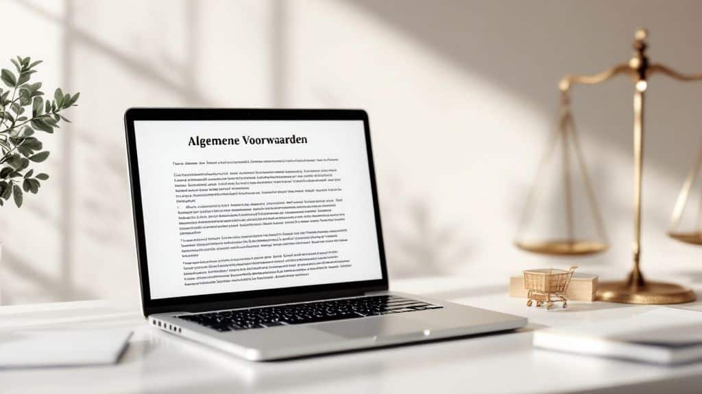 Een gestructureerd document met een pen ernaast, wat het opstellen van juridische documenten symboliseert.