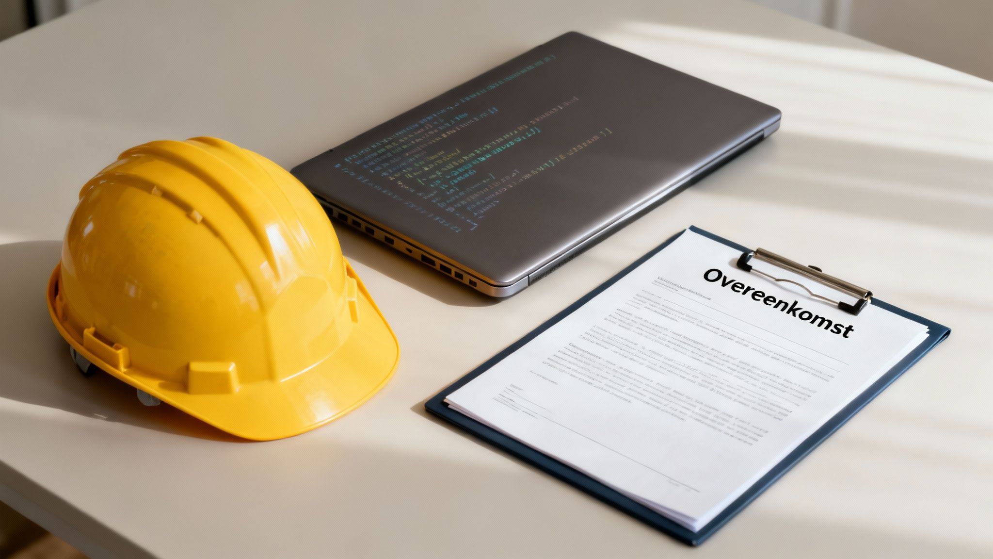 Verschillende professionals uit diverse sectoren die samenwerken