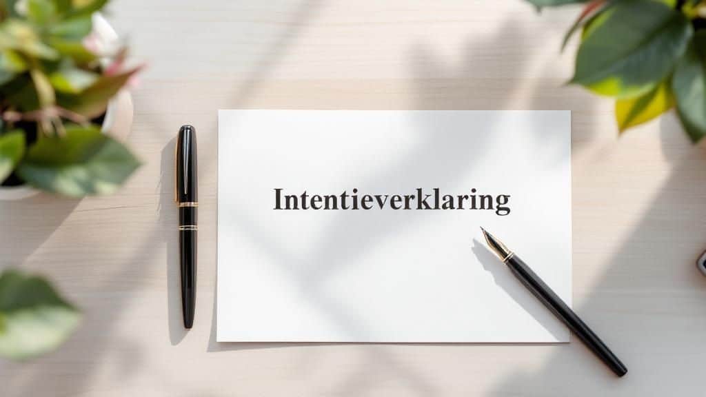 Wat is een intentieverklaring nu echt