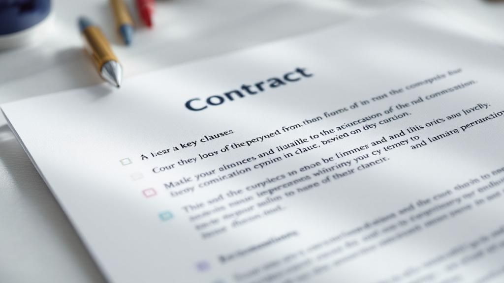 De onmisbare clausules voor uw contract