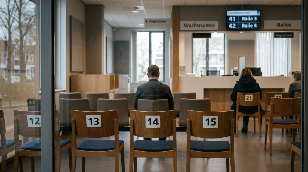 Nederlands gerechtsgebouw van buiten gezien