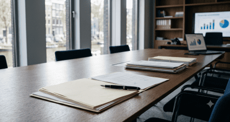 Ondertekening van een juridische fusieakte bij Law & More