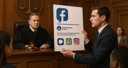 Rechtszaak met sociale media bewijs