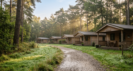Dienstwoning van een campingmanager op de camping