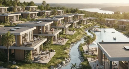 Moderne vakantiewoningen in Nederlands vakantiepark
