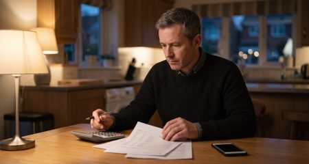 Man rekent thuis na wat de nieuwe partner van zijn ex betekent voor de alimentatie