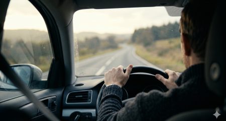 Handen aan het stuur op een lege weg: waar begint roekeloosheid?