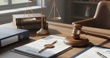 Professioneel bureau met juridische stukken betreffend valse aangifte, niet-ontvankelijkverklaring en strafrechtelijk verweer tegen toxische aangever