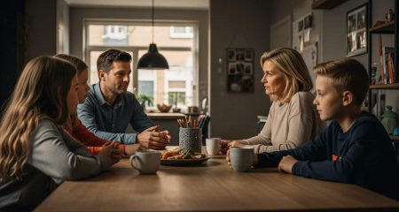 vechtscheiding, vriendschappelijke scheiding, gezin