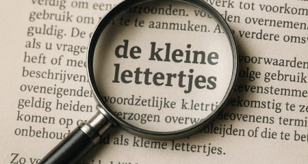 de kleine lettertjes