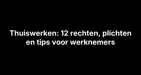 Werknemer werkt thuis achter een laptop aan een tafel bij het raam